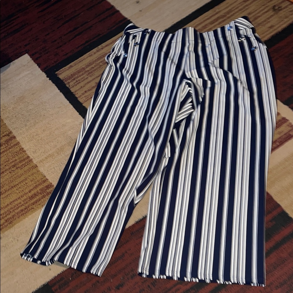 Classic Navy and White Striped Apparel